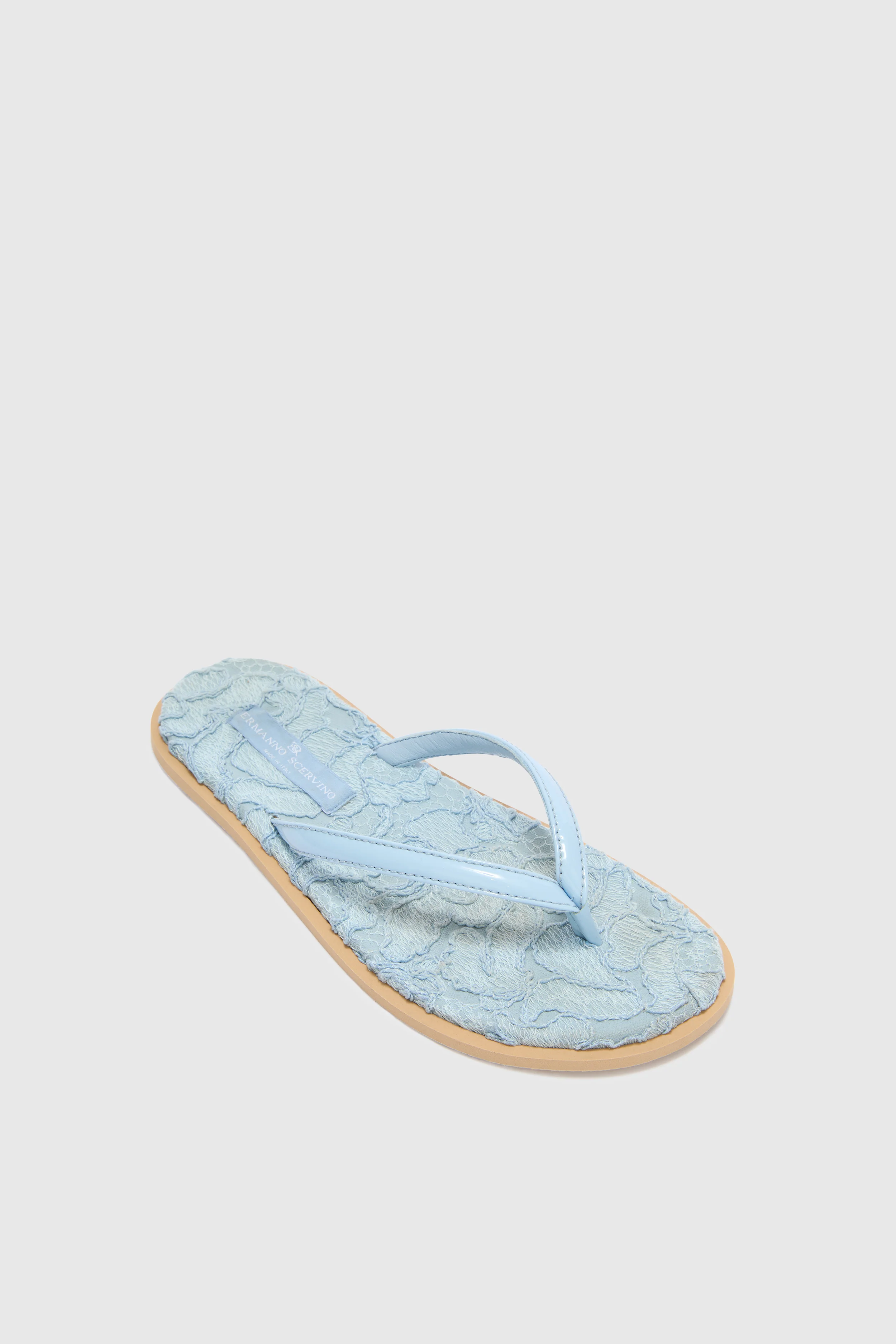 Blue lace flip flop - Image 5