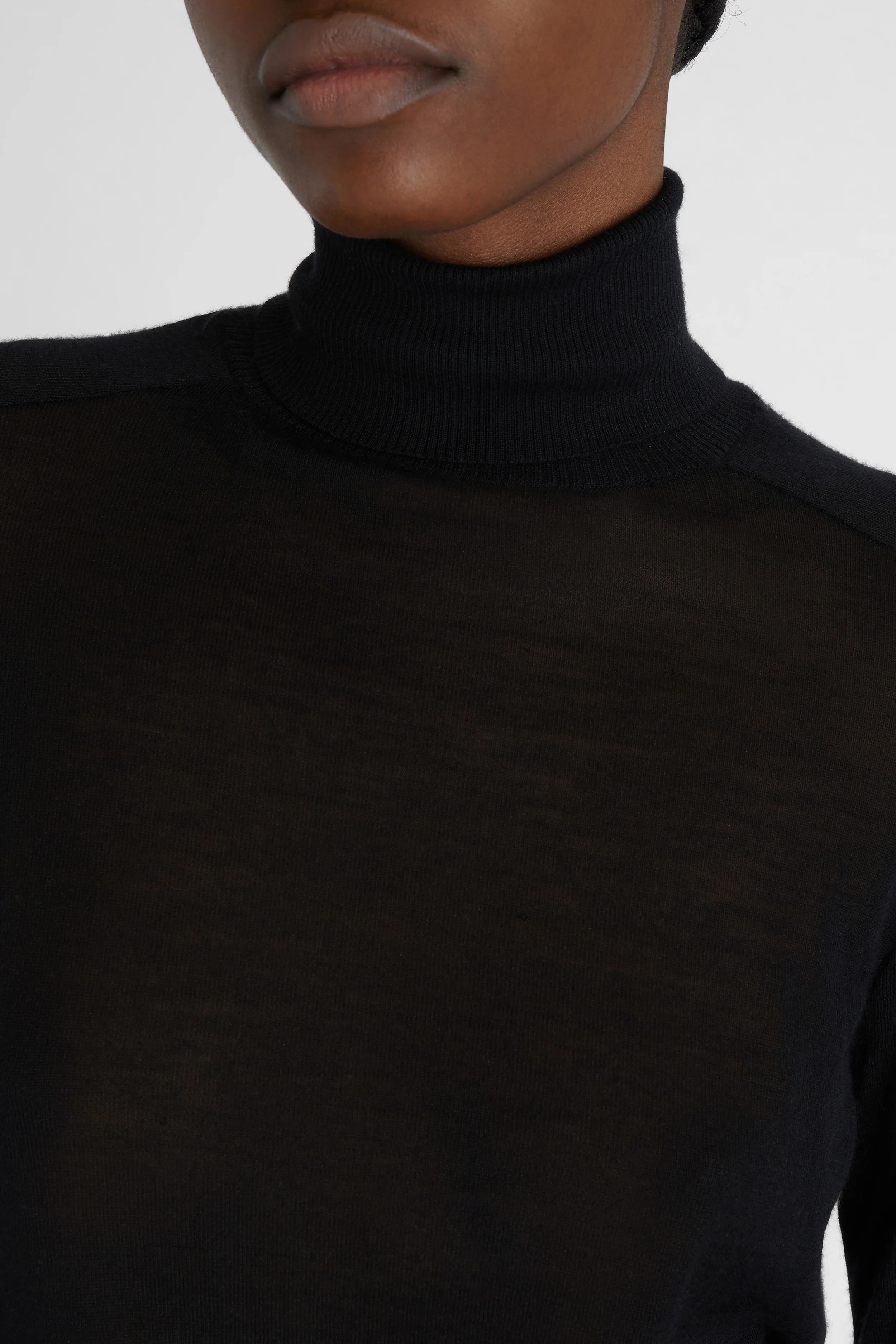 Cotton turtleneck jumper - Image 4