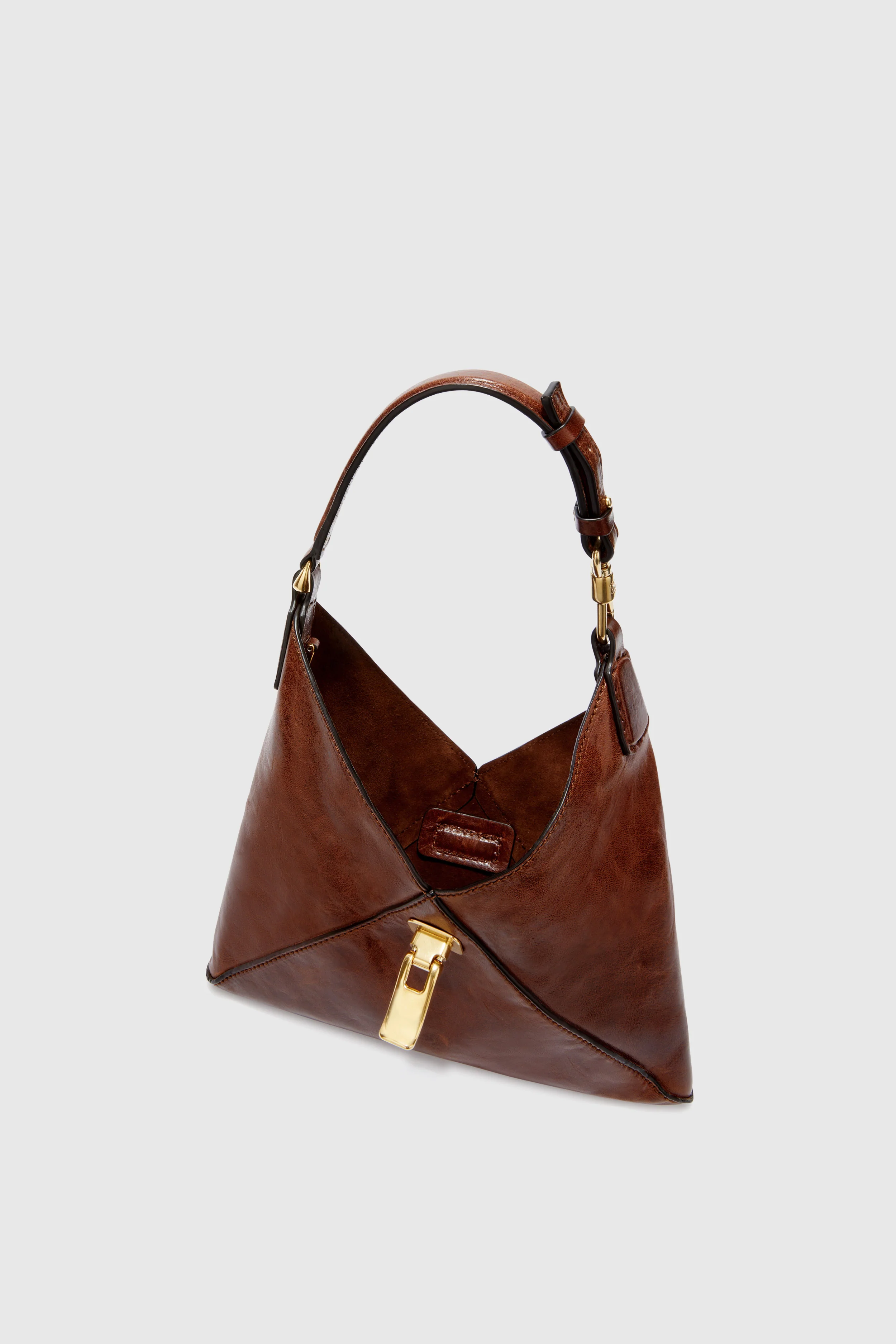Mini vintage-effect vegan leather Clio bag - Image 4
