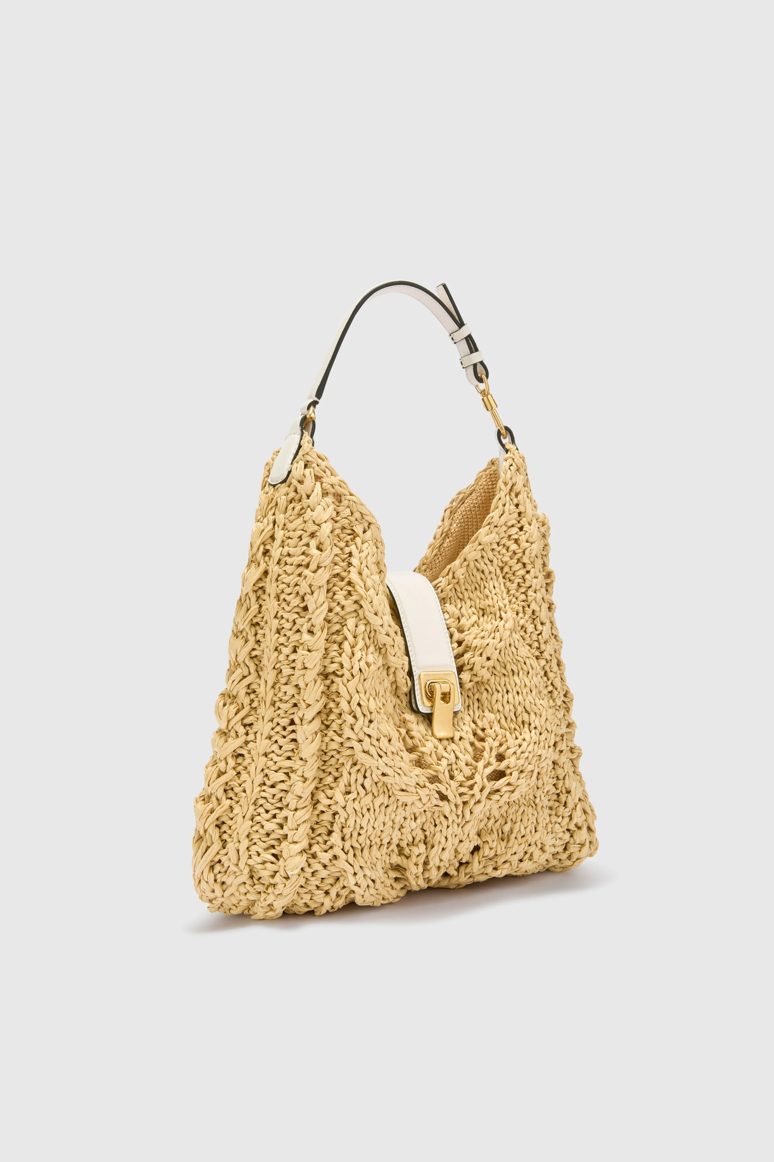 Natural Raffia Clio Bag - Image 3
