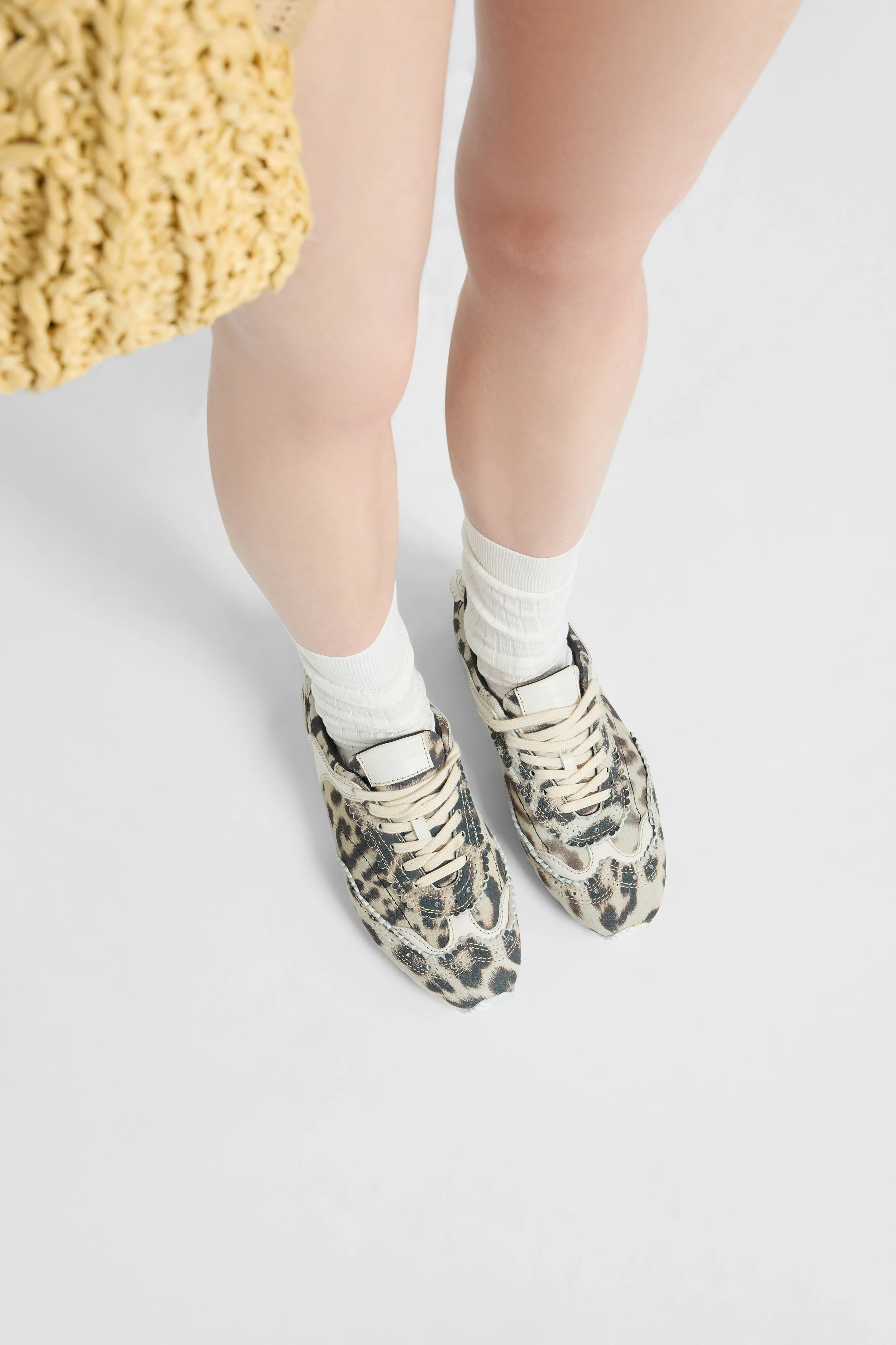 Winner sneakers in natural spotted suede - Image 5