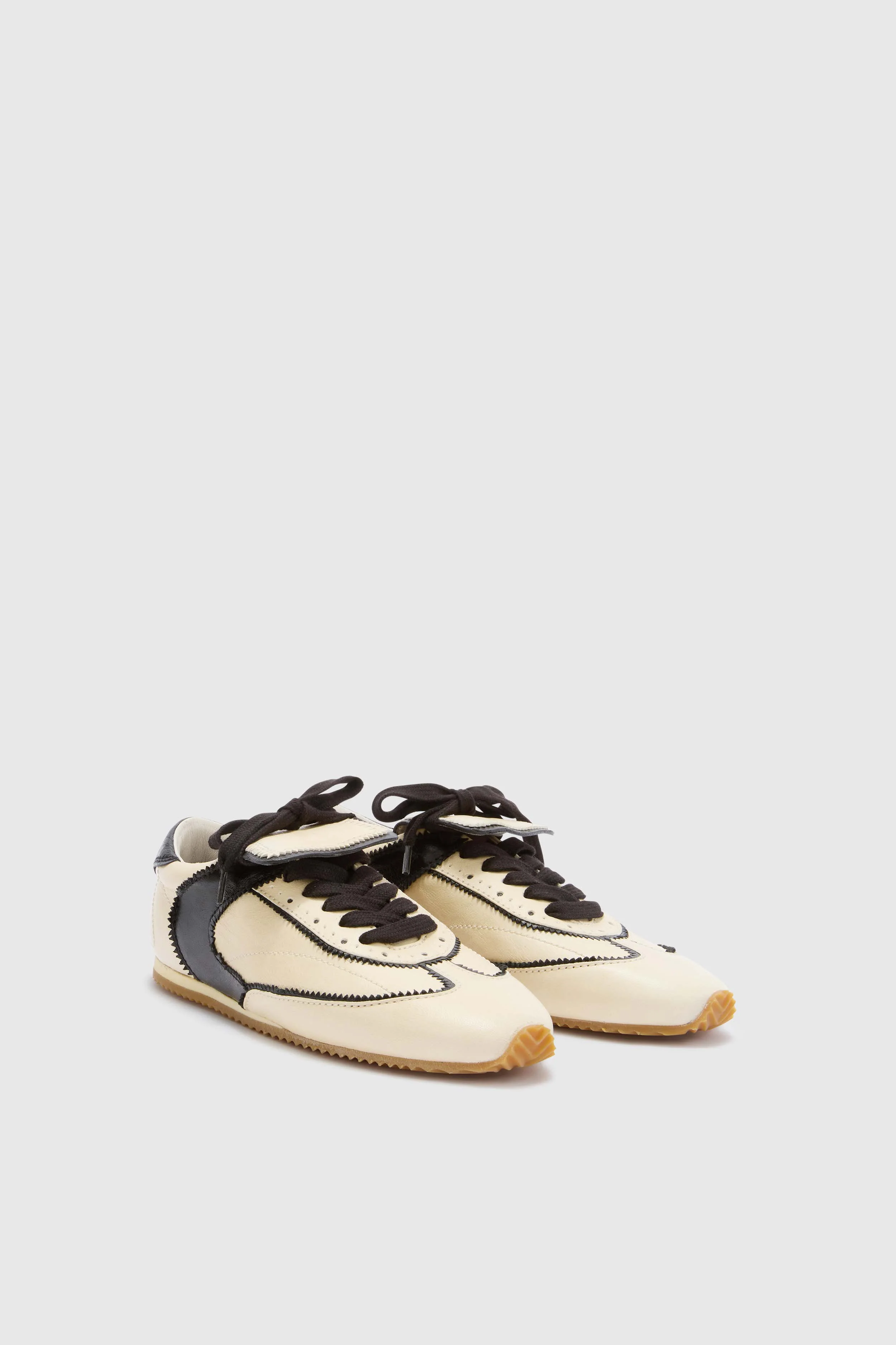 Winner sneakers in vintage-effect two-tone shearling - Image 3