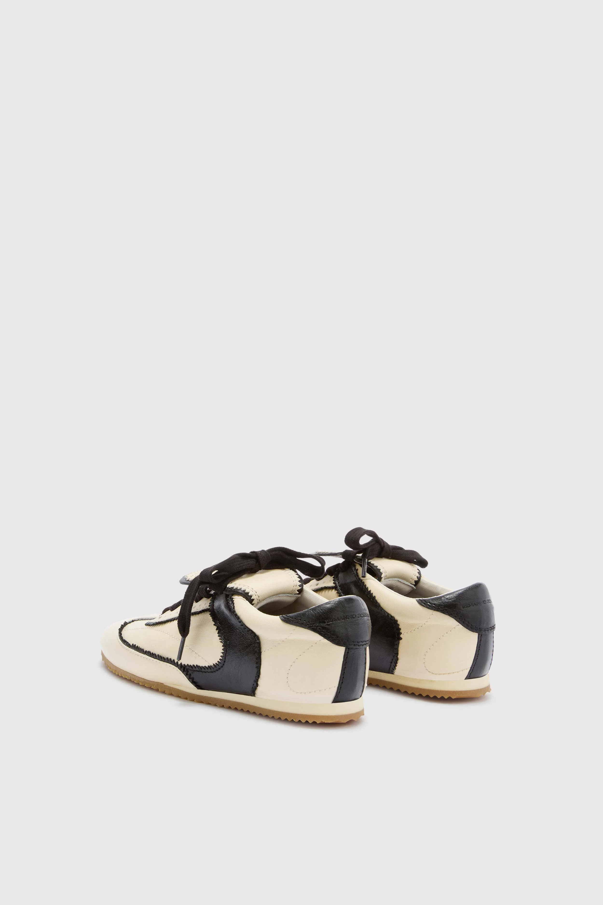 Winner sneakers in vintage-effect two-tone shearling - Image 4
